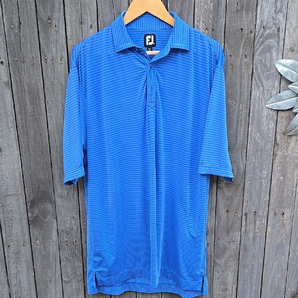 FootJoy Blue Polo Shirt Classic Casual Fit